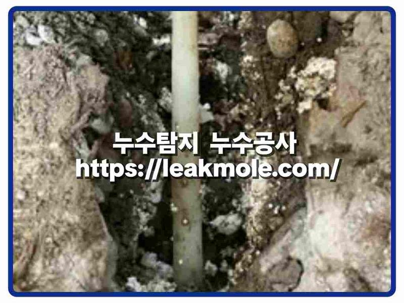 누수탐지 현장 작업 사진 1
